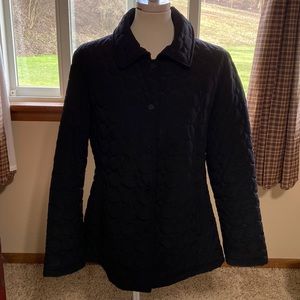 Calvin Klein long black womens winter coat